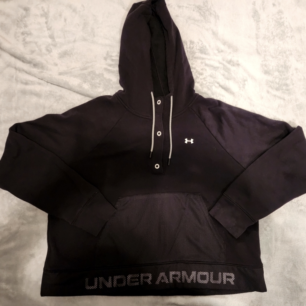 Under Armour Black Crop Sweater XL